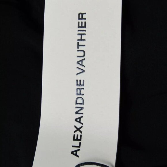 NEW ALEXANDRE VAUTHIER Womens Maxi Dress Gathered Front Plunge V-Neck Size 8 40 - Picture 7 of 8